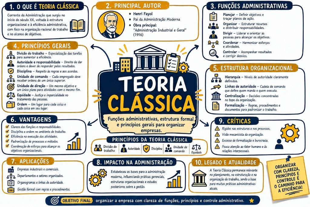 Mapa Mental - Teoria Clássica