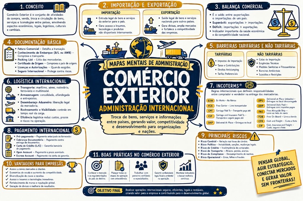 Mapa Mental - Comércio Exterior
