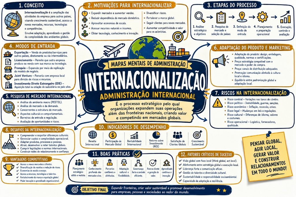 Mapa Mental - Internacionalização